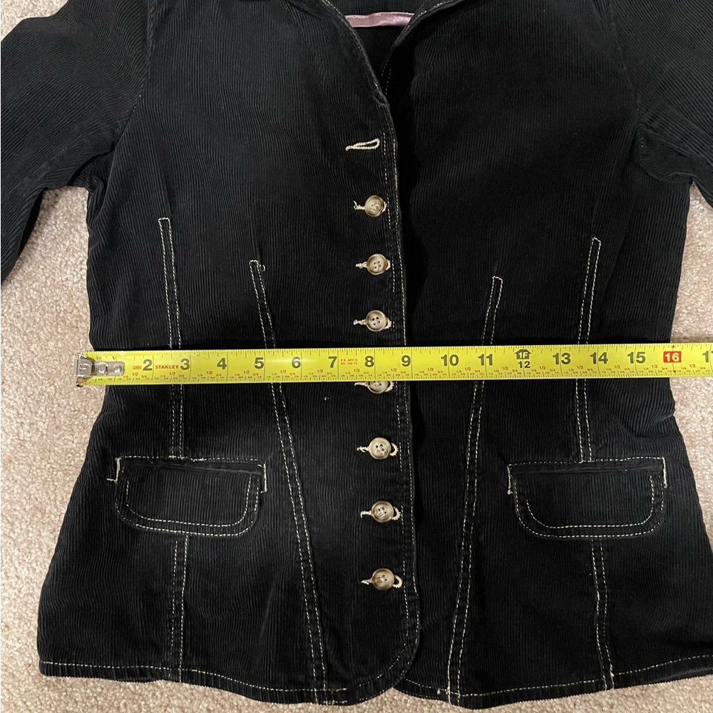 Caribbean Joe black corduroy jacket. - Picture 5 of 7